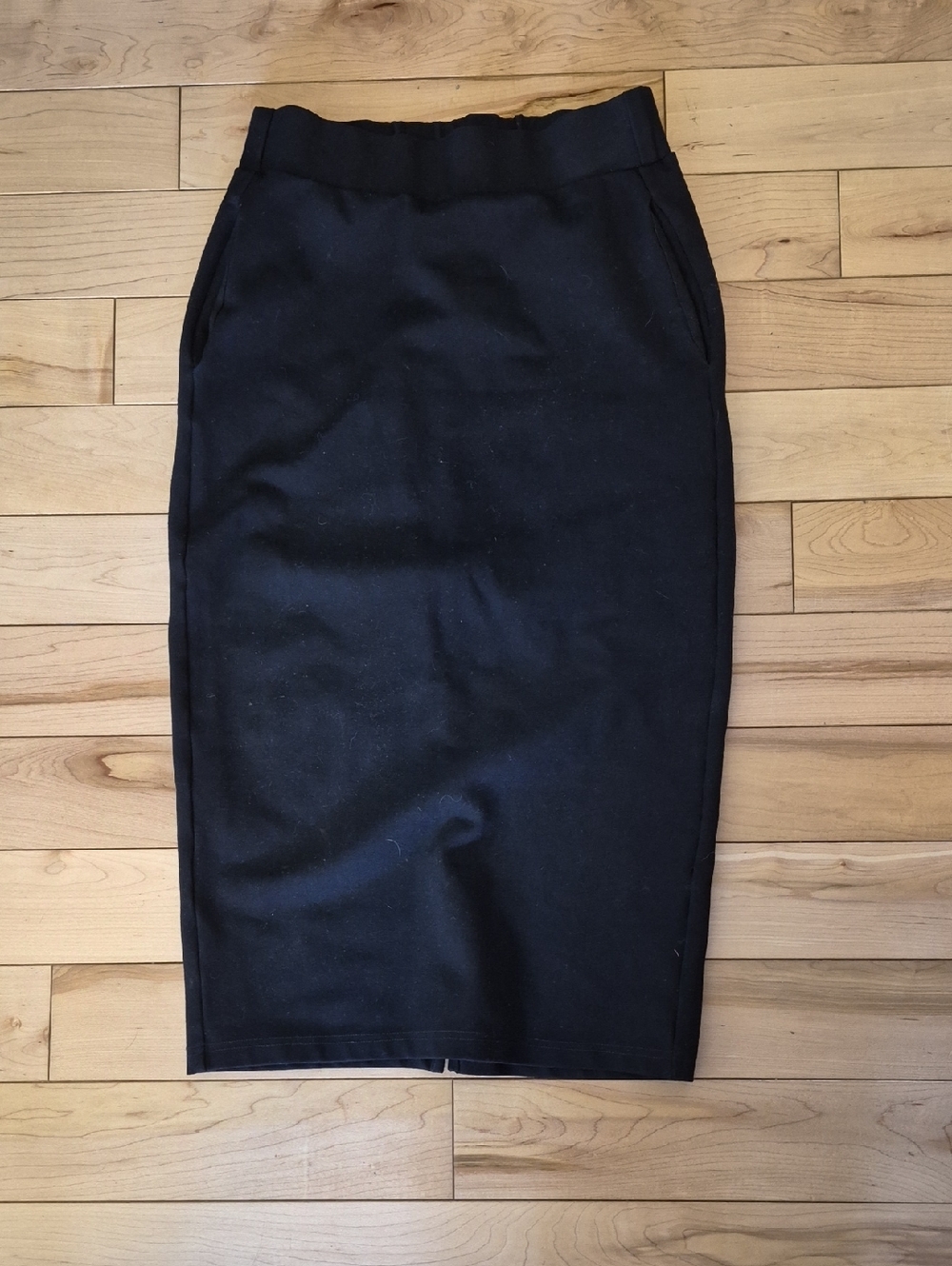 Smash + Tess Women's Size XXS Black Pencil Skirt with Side Pockets